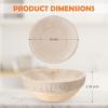 imageEfar Bread Proofing Basket Set of 2 9 Inch Round Dough Bowls for Rising Sourdough Bread Baking Supplies with Liners for Home and Professional BakingRound