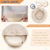 imageEfar Bread Proofing Basket Set of 2 9 Inch Round Sourdough Bread Baking Supplies Complete Sourdough Starter Kit for Beginners9Round  9Round