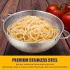 imageEfar Stainless Steel Colander 3Quart MicroPerforated Metal Colander Strainer with Handle for KitchenDraining PastaRinsing Vegetables Fruits Heavy Duty ampamp Dishwasher Safe  88 Inches1  3  5 QT