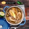 imageEfar 7QT Oval Dutch Oven Pot with Lid Enameled Cast Iron Dutch Oven with Dual Handles for Sourdough Bread Baking Cooking Nonstick Enamel Coated CookwareBlue NonToxic ampamp Easy CleanBlue