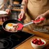imageEfar Cooking Utensils Set of 4 Silicone Kitchen Utensils for Nonstick Cookware Heat Resistant ampamp Nontoxic Slotted Spatula Solid Spoon Turner for Flipping Mixing Serving BastingPinkRed
