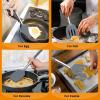 imageEfar Cooking Utensils Set of 4 Silicone Kitchen Utensils for Nonstick Cookware Heat Resistant ampamp Nontoxic Slotted Spatula Solid Spoon Turner for Flipping Mixing Serving BastingPinkGray
