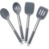 imageEfar Cooking Utensils Set of 4 Silicone Kitchen Utensils for Nonstick Cookware Heat Resistant ampamp Nontoxic Slotted Spatula Solid Spoon Turner for Flipping Mixing Serving BastingPinkGray