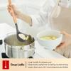 imageEfar Cooking Utensils Set of 6 Silicone Kitchen Utensils with Wooden Handle Nonstick Cookware Friendly ampamp Heat Resistant Includes SpatulaLadleSlotted TurnerServing SpoonSpaghetti ServerBlackGray