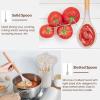 imageEfar Cooking Utensils Set of 6 Silicone Kitchen Utensils with Wooden Handle Nonstick Cookware Friendly ampamp Heat Resistant Includes SpatulaLadleSlotted TurnerServing SpoonSpaghetti ServerBlackKhaki