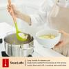 imageEfar Cooking Utensils Set of 6 Silicone Kitchen Utensils with Wooden Handle Nonstick Cookware Friendly ampamp Heat Resistant Includes SpatulaLadleSlotted TurnerServing SpoonSpaghetti ServerBlackMulticolor