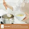 imageEfar Cooking Utensils Set of 6 Silicone Kitchen Utensils with Wooden Handle Nonstick Cookware Friendly ampamp Heat Resistant Includes SpatulaLadleSlotted TurnerServing SpoonSpaghetti ServerBlackWhite