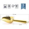 imageEfar Mini Ice Scoop Set of 2 3 Ounce Stainless Steel Scoops for Ice CubeCandyFlourSugar Metal Utility Scoops for Canisters Baking Kitchen Pantry Rust Proof ampamp Dishwasher SafeGold