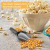 imageEfar Mini Metal Scoop 3oz Stainless Steel Ice Scooper for Kitchen Freezer Bar Wedding Party Multipurpose for CandyFlourPet Dry Food Utility Small Scoop for Jar Canister Dishwasher Safe SilverBlack