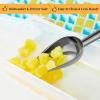 imageEfar Mini Metal Scoop 3oz Stainless Steel Ice Scooper for Kitchen Freezer Bar Wedding Party Multipurpose for CandyFlourPet Dry Food Utility Small Scoop for Jar Canister Dishwasher Safe SilverBlack
