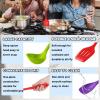imageEfar Silicone Cooking Utensils Set 24Pcs Heat Resistant Kitchen Utensil with Holder Silicone Kitchen Tools with Spatula Turner Spoon Tongs Whisk NonToxic ampamp Dishwasher Safe KhakiColorful