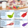 imageEfar Silicone Cooking Utensils Set 24Pcs Heat Resistant Kitchen Utensil with Holder Silicone Kitchen Tools with Spatula Turner Spoon Tongs Whisk NonToxic ampamp Dishwasher Safe KhakiColorful