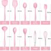 imageEfar Silicone Cooking Utensils Set 24Pcs Heat Resistant Kitchen Utensil with Holder Silicone Kitchen Tools with Spatula Turner Spoon Tongs Whisk NonToxic ampamp Dishwasher Safe KhakiPink