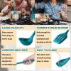 imageEfar Silicone Cooking Utensils Set 24Pcs Heat Resistant Kitchen Utensil with Holder Silicone Kitchen Tools with Spatula Turner Spoon Tongs Whisk NonToxic ampamp Dishwasher Safe KhakiBlue