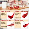 imageEfar Silicone Cooking Utensils Set 24Pcs Heat Resistant Kitchen Utensil with Holder Silicone Kitchen Tools with Spatula Turner Spoon Tongs Whisk NonToxic ampamp Dishwasher Safe KhakiRed