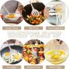 imageEfar Silicone Cooking Utensils Set 24Pcs Heat Resistant Kitchen Utensil with Holder Silicone Kitchen Tools with Spatula Turner Spoon Tongs Whisk NonToxic ampamp Dishwasher Safe KhakiKhaki