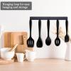 imageEfar Silicone Cooking Utensils Set 24Pcs Heat Resistant Kitchen Utensil with Holder Silicone Kitchen Tools with Spatula Turner Spoon Tongs Whisk NonToxic ampamp Dishwasher Safe KhakiBlack