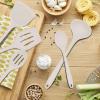 imageEfar Silicone Cooking Utensils Set 24Pcs Heat Resistant Kitchen Utensil with Holder Silicone Kitchen Tools with Spatula Turner Spoon Tongs Whisk NonToxic ampamp Dishwasher Safe KhakiKhaki