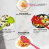 imageEfar Silicone Cooking Utensils Set 24Pcs Heat Resistant Kitchen Utensil with Holder Silicone Kitchen Tools with Spatula Turner Spoon Tongs Whisk NonToxic ampamp Dishwasher Safe KhakiColorful