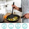 imageEfar Silicone Cooking Utensils Set 25 Piece Kitchen Utensils with Holder Non Toxic Kitchen Tools Spatula Turner Spoon Ladle Heat Resistant ampamp Dishwasher Safe  KhakiBlack