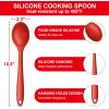 imageEfar Silicone Cooking Utensils Set 25 Piece Kitchen Utensils with Holder Non Toxic Kitchen Tools Spatula Turner Spoon Ladle Heat Resistant ampamp Dishwasher Safe  KhakiRed