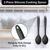 imageEfar Silicone Cooking Utensils Set 25 Piece Kitchen Utensils with Holder Non Toxic Kitchen Tools Spatula Turner Spoon Ladle Heat Resistant ampamp Dishwasher Safe  KhakiBlack