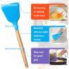 imageEfar Silicone Cooking Utensils Set 446 Heat Resistant 10PCS Kitchen Utensils Set with Wooden Handle for Nonstick Cookware Kitchen Tools Spatula Whisk Tongs Ladle Nontoxic ampamp Healthy WhiteMulticolor