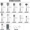 imageEfar Silicone Cooking Utensils Set 7 Pcs Heat Resistant Kitchen Utensils with Stainless Steel Handle Slotted Turner Spoon Soup Ladle Pasta Server Skimmer Tongs for Nonstick Cookware GrayGray