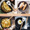 imageEfar Silicone Spatula Turner 2 Pack Heat Resistant Kitchen Spatulas for Nonstick Cookware Rubber Solid Slotted Spatula Cooking Utensils for Fish Eggs Pancakes WhiteWhite
