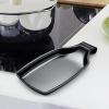 imageEfar Spoon Rest for Stove Top 2Piece Stainless Steel Spoon Holder for Kitchen Counter Spatula Ladle Utensils Rest Heavy Duty ampamp Large Size Dishwasher Safe85 x 43 InchBlack
