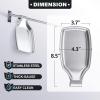 imageEfar Spoon Rest for Stove Top 2Piece Stainless Steel Spoon Holder for Kitchen Counter Spatula Ladle Utensils Rest Heavy Duty ampamp Large Size Dishwasher Safe85 x 43 InchSilver