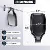 imageEfar Spoon Rest for Stove Top 2Piece Stainless Steel Spoon Holder for Kitchen Counter Spatula Ladle Utensils Rest Heavy Duty ampamp Large Size Dishwasher Safe85 x 43 InchBlack