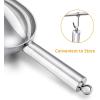 imageIce Scoop Efar Stainless Steel Kitchen Utility Scoop Set Ideal for Ice CubeCoffee BeanFoodCandyFlourPopcorn Set of 3 5812 Ounce358 Ounce