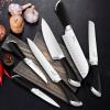 imageKnife Block Set for Kitchen Efar 17Piece High Carbon Forged Stainless Steel Knife Set Includes Chef Utility Paring Steak Serrated Bread Santoku Knife Sharpener  Full Tang DesignAbs Handle  Wooden Block