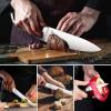 imageKnife Block Set for Kitchen Efar 17Piece High Carbon Forged Stainless Steel Knife Set Includes Chef Utility Paring Steak Serrated Bread Santoku Knife Sharpener  Full Tang DesignAbs Handle  Wooden Block