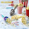 imageMini Ice Scoop Set of 4 Efar 3 Ounce Gold Stainless Steel Scoops for CandyFlourSugar Small Metal Scoops for PartyCanisters JarsKitchen BarIce Maker Rust Proof ampamp Dishwasher SafeRainbow