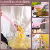 imageSilicone Cooking Utensils Set Efar 7Piece Blue Heat Resistant Kitchen Utensils Set Kitchen Nonstick Tools Spatula Ladle Spoon Pasta Server for Nonstick Cookware NonToxic ampamp Dishwasher safePink