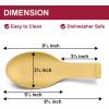 imageSpoon Rest Efar Matte Black Stainless Steel Spoon Ladle Holder Spatula Rest for Kitchen Stove Top Large Size ampamp Dishwasher SafeGold