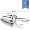 imageStainless Steel Ice Scoop Set of 2 Efar 24 Ounces Metal Large Utility Scoop for KitchenBarPartyWeddingDog foodPotted Plants Round Bottom ampamp Hanging Loop Rust Free ampamp Dishwasher Safe8 Ounce