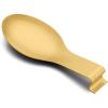 imageSpoon Rest Efar Matte Black Stainless Steel Spoon Ladle Holder Spatula Rest for Kitchen Stove Top Large Size ampamp Dishwasher SafeGold