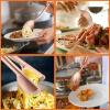 image12Piece Large Serving Utensils Set Efar Stainless Steel 98 Inch Serving Slotted Spoons 99 Inch Fork 94 Inch Tong for Buffet Catering Banquet Mirror Finish ampamp Dishwasher SafeCopper12