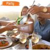 image12Piece Large Serving Utensils Set Efar Stainless Steel 98 Inch Serving Slotted Spoons 99 Inch Fork 94 Inch Tong for Buffet Catering Banquet Mirror Finish ampamp Dishwasher SafeSilver8