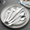 image12Piece Teaspoons Efar 67 Inches Stainless Steel Small Spoons for Home Kitchen Restaurant Mirror Polished ampamp Dishwasher SafeRaindrop Edged Handle