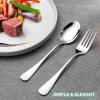 image12Piece Teaspoons Efar 67 Inches Stainless Steel Small Spoons for Home Kitchen Restaurant Mirror Polished ampamp Dishwasher SafeRound Handle