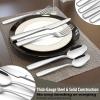 image20Piece Heavy Duty Silverware Set for 4 Efar Stainless Steel Flatware Cutlery Set Thick Metal Tableware Eating Utensils Include Forks Spoons Knives Square Edge ampamp Mirror Polished Dishwasher Safe20