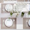 image20Piece Heavy Duty Silverware Set for 4 Efar Stainless Steel Flatware Cutlery Set Thick Metal Tableware Eating Utensils Include Forks Spoons Knives Square Edge ampamp Mirror Polished Dishwasher Safe20