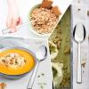 imageDinner Spoons Set of 6 Efar 79 Inch Stainless Steel Soup Spoons Tablespoons for Home Kitchen or Restaurant Nontoxic ampamp Mirror Polished Squared Edge ampamp Dishwasher Safe79 Inches