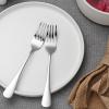 imageEfar 12Piece Salad Forks Stainless Steel 67 Inches Stainless Steel Fork Set for Home Kitchen Restaurant Mirror Finish Dishwasher SafeRound Handle