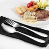 imageEfar 16Piece Dinner Forks and Spoons Stainless Steel Silverware Flatware Eating Utensils Set for Home Kitchen Restaurant Food Grade Metal ampamp Simple Design Mirror Finish ampamp Dishwasher Safe 8 Inch24