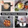 imageEfar 2 Quart Saucepan with Lid TriPly Base Stainless Steel Small Sauce Pan with StayCool Handle Nontoxic Kitchen Cooking Sauce Pot Compatible with All Cooktops Dishwasher Safe2 Quart